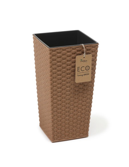 Nowoczesna donica Finezja Eco Wood Lamela 30x30x57cm 5900119388233 4