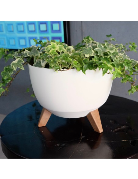Biała misa, donica na nóżkach Roma Lamela 47.3 cm 5900119058822 8
