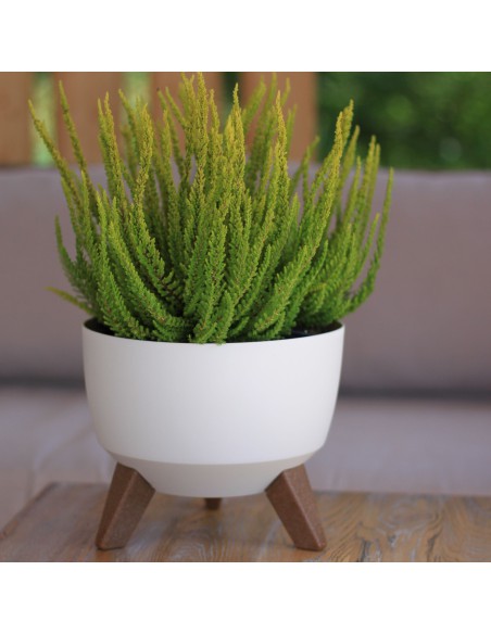 Biała misa, donica na nóżkach Roma Lamela 47.3 cm 5900119058822 11