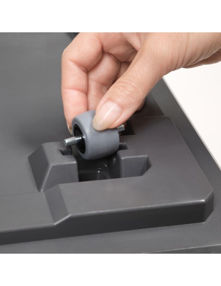 Kwadratowy Kwietnik Karo Eco Wood Lamela szary, 39 x 39 x 39.4 cm 5900119278848 3