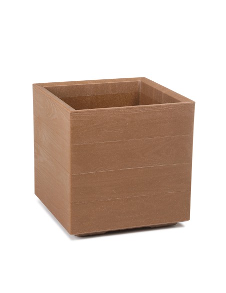 Ekologiczny kwietnik Karo Eco Wood Lamela 39x39x39.4cm 5900119388844