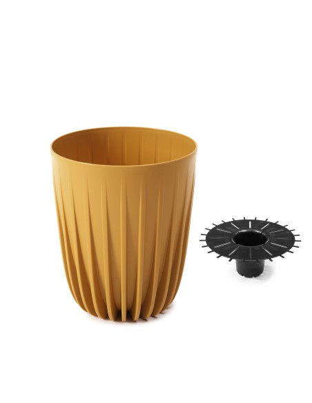 Funkcjonalna doniczka Mira Lamela musztardowa, 39 cm 5900119159116