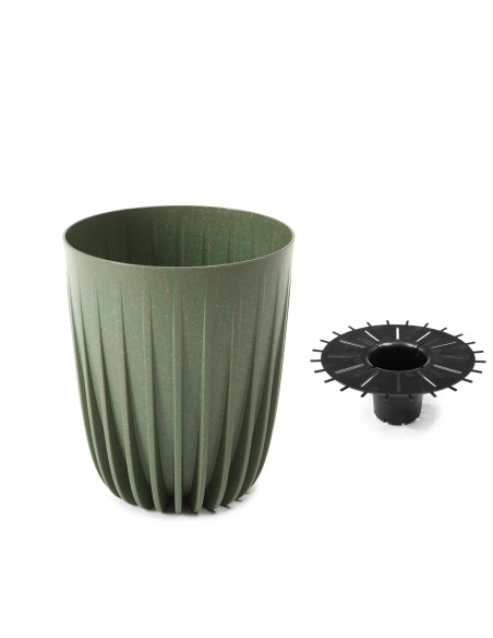 Zielona donica Mira Eco Wood Lamela 30 cm 5900119429400