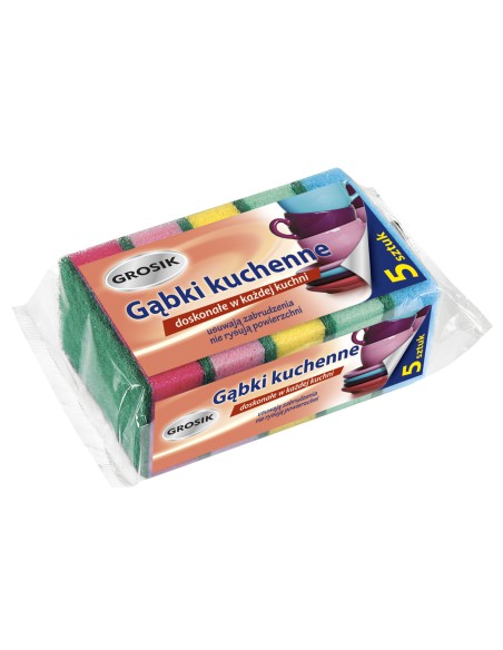 Skuteczne gąbki kuchenne Grosik 5 szt. 5900536225081 2