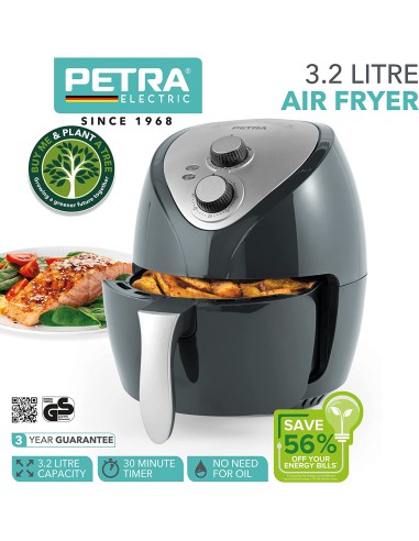 Frytkownica parowa 3.2L hot air fryer Petra 5054061475258 8