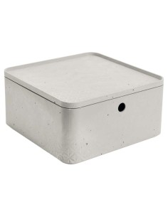 Pojemnik do przechowywania z pokrywką 8,5l Curver Beton 7290112632128 2