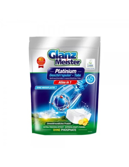 Skuteczne tabletki do zmywarki GlanzMeister 45 szt. 4260418933154