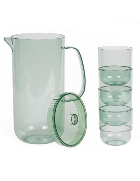 Praktyczny zestaw dzbanek + 4 szklanki Cambridge 1,5L 5054061136685 5