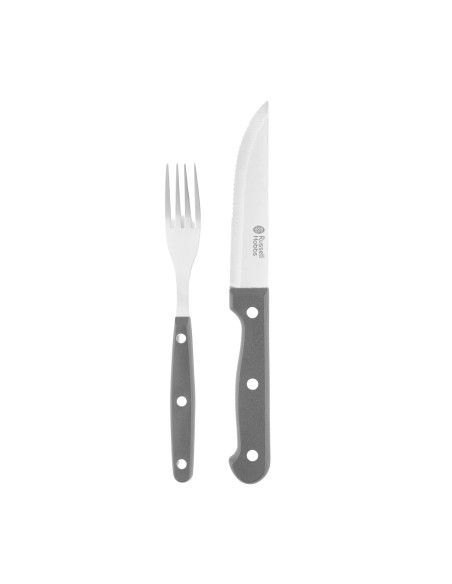 Wysokiej jakości zestaw noży i widelców do steków Russell Hobbs 12 elementów 5054061297911