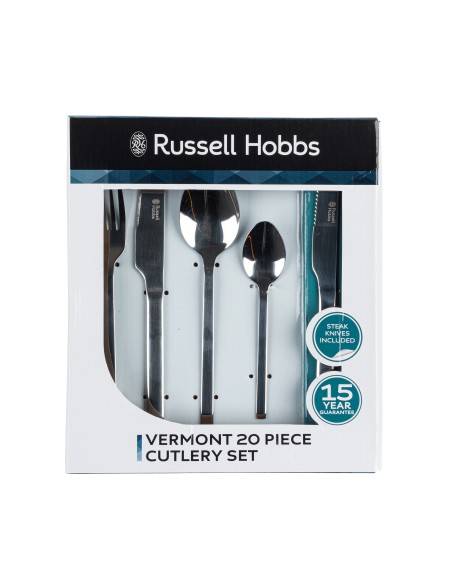 Praktyczny zestaw sztućców Russell Hobbs Vermont dla 4 osób, 20 elementów - Sztućce Praktyczny zestaw sztućców Russell Hobbs Vermont dla 4 osób, 20 elementów 5054061306033 6