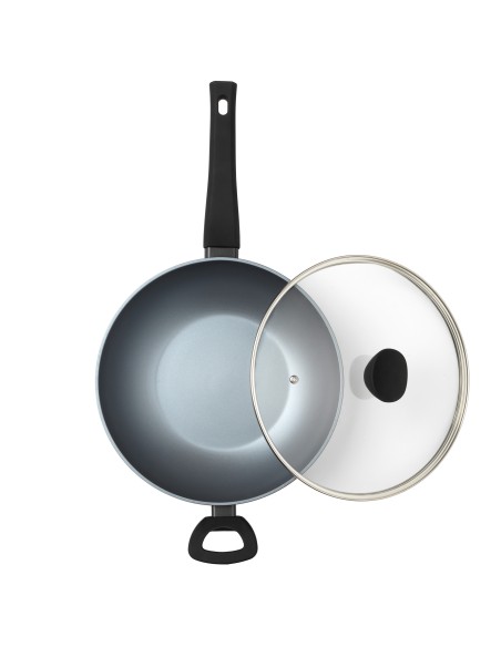 Wok patelnia głęboka non-stick Russell Hobbs Pearlised 28cm 5054061314571 8