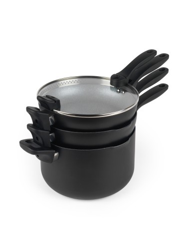 Zestaw Wok Rondel Patelnia Pokrywka Russell Hobbs 4el 5054061315882 9