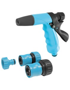 Zraszacz pistoletowy 3/4" + końcówki Cellfast Basic 5901828855979 2