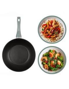 Patelnia wok stir-fry Progress Shimmer 28 cm 5054061367010