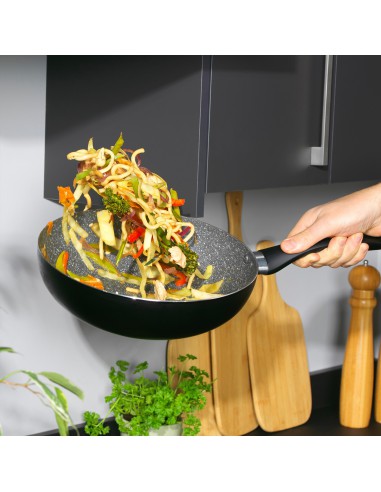 Patelnia wok z powłoką nieprzywierającą Progress Go Healthy 28 cm 5054061367331 7