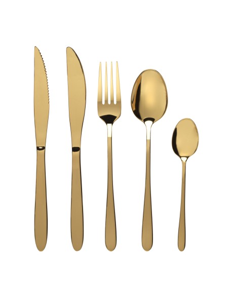 Złoty zestaw sztućców Progress Refine dla 4 osób, 20 elementów 5054061365078 3