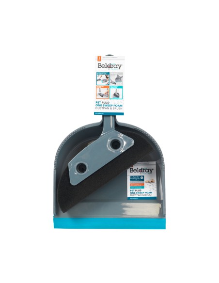 Zmiotka z szufelką do zamiatania sierści piankowa Beldray Pet  5053191071576 4