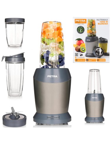 Blender kielichowy Petra + bidon 0,8l/1l 1000W 5054061499650