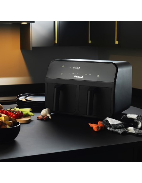 Podwójna frytkownica beztłuszczowa 7,4l 2400W Petra Dual Air Pro 5054061473728 11