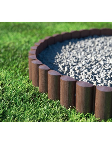 Brązowa palisada ogrodowa 4 ECO Cellfast 8,5 cm x 2,4 m 5901828858512 3