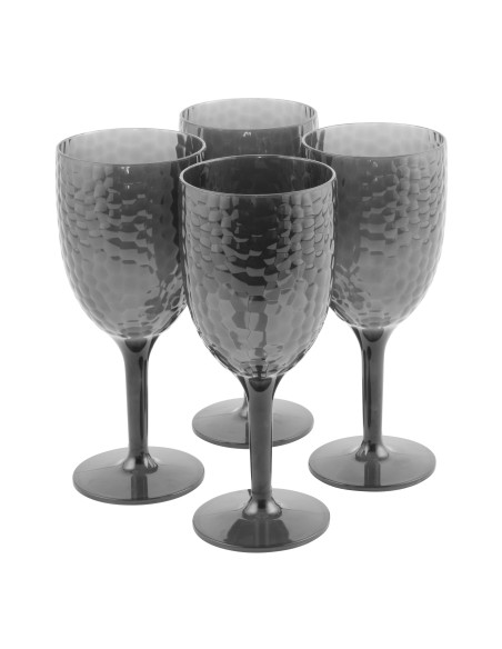 Elegancki zestaw 4 plastikowych kieliszków do wina Fete Cambridge 5054061137989 9