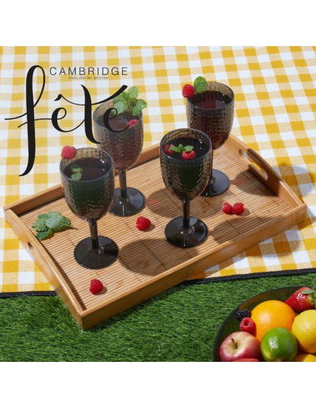 Elegancki zestaw 4 plastikowych kieliszków do wina Fete Cambridge 5054061137989 10