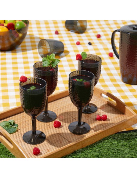 Elegancki zestaw 4 plastikowych kieliszków do wina Fete Cambridge 5054061137989 13