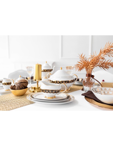 Ornamentowy serwis obiadowy Ćmielów Astra Ellada dla 6 osób, 25 elementów 5902767060233 10