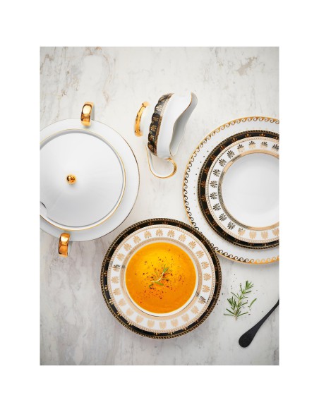 Ornamentowy serwis obiadowy Ćmielów Astra Ellada dla 6 osób, 25 elementów 5902767060233 12