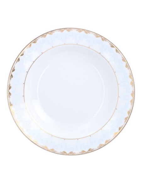 Kunsztowny zestaw talerzy obiadowych Ćmielów Astra Królewski Błękit dla 6 osób, 18 elementów 5902767066983 12