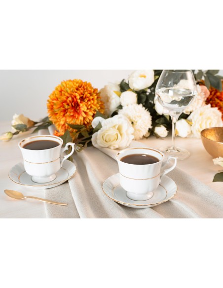 Serwis kawowy 39 elementów dla 12 osób Chodzież Iwona Złota Linia - Serwisy Serwis kawowy 39 elementów dla 12 osób Chodzież Iwona Złota Linia 5903353164427 37