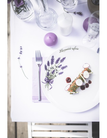 Wysokiej jakości zestaw obiadowo-kawowy Lubiana Lawenda dla 6 osób, 32 elementy 5900245214345 27