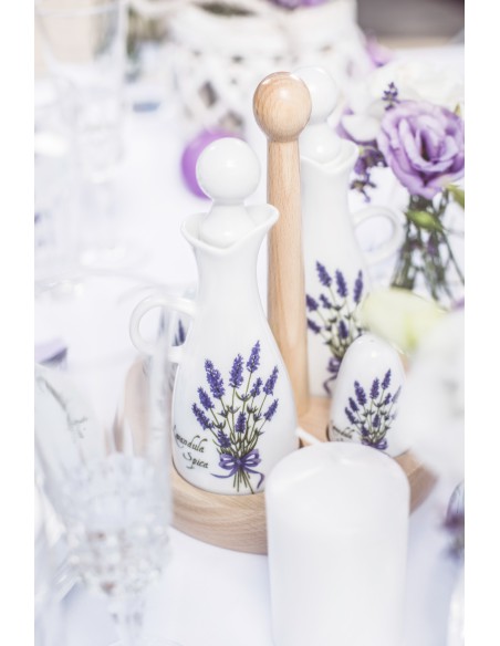 Wysokiej jakości zestaw obiadowo-kawowy Lubiana Lawenda dla 6 osób, 32 elementy 5900245214345 29