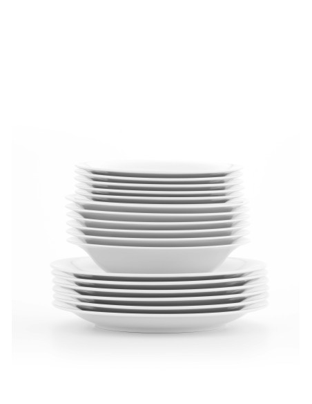 Praktyczny zestaw obiadowy Lubiana Tiago 18 elementów 5900245218176 12