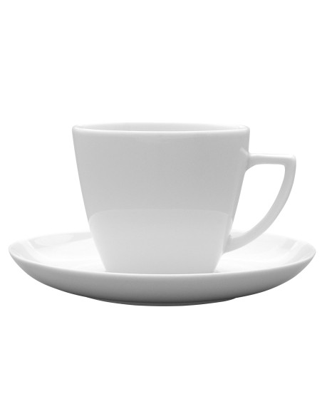 Klasyczna filiżanka 350 ml ze spodkiem 17 cm Lubiana Boss 5900245228397