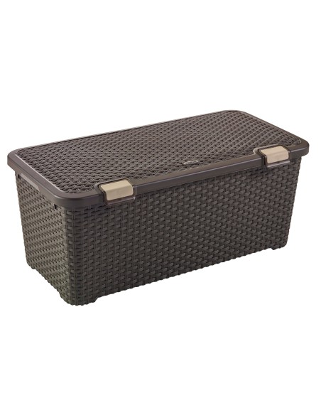 Pojemnik do przechowywania 72l brązowy Curver Style - Pudełka Pojemnik do przechowywania 72l brązowy Curver Style 3253920712035