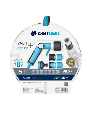 Zestaw zraszający Wąż 1/2" 20m + końcówki Cellfast 5901828859380 9