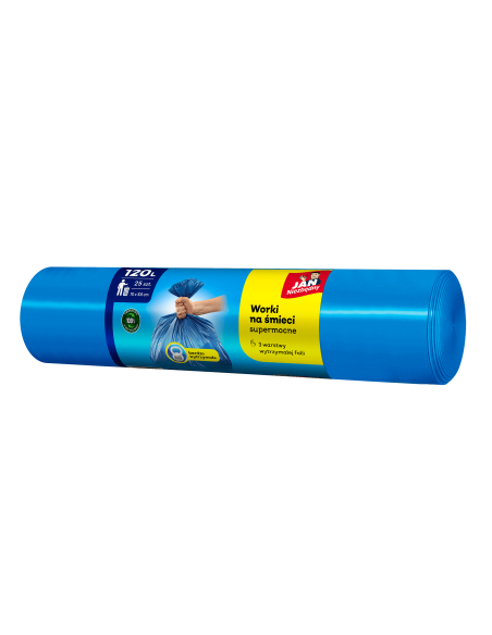 Solidne worki na śmieci Jan Niezbędny 120L 25 szt. 5900536104409