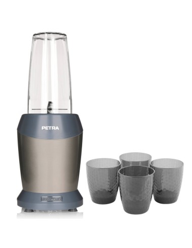 Zestaw blender kielichowy Petra + plastikowe szklanki Cambridge 250ml GRATIS 