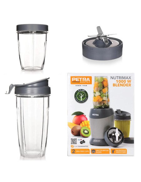Zestaw blender kielichowy Petra + plastikowe szklanki Cambridge 250ml GRATIS - Zestaw blender kielichowy Petra + plastikowe szklanki Cambridge 250ml GRATIS  9