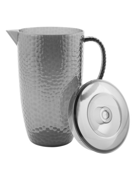 Szare szklanki plastikowe 4 x 250ml + dzbanek plastikowy 2L Cambridge - Kubki i filiżanki Szare szklanki plastikowe 4 x 250ml + dzbanek plastikowy 2L Cambridge  6