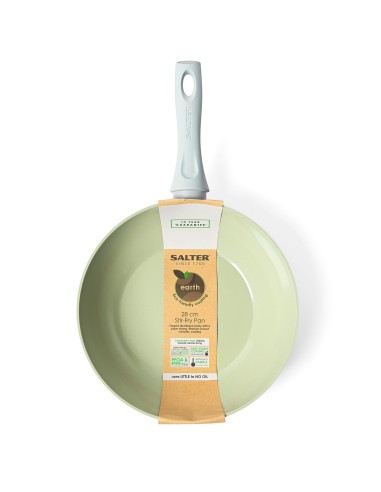 Zestaw zielonych patelni Salter + Salter FryPan 24cm GRATIS  3