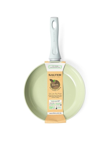 Zestaw zielonych patelni Salter + Salter FryPan 24cm GRATIS  7