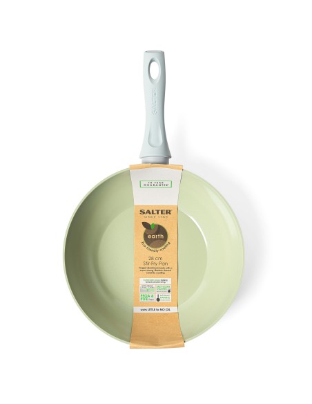 Zestaw patelnia wok Salter 28cm + patelnia FryPan Salter 24cm GRATIS  3