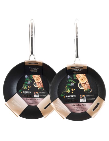 Zestaw patelni Salter Wok 28cm + GRATIS  FryPan 24cm 