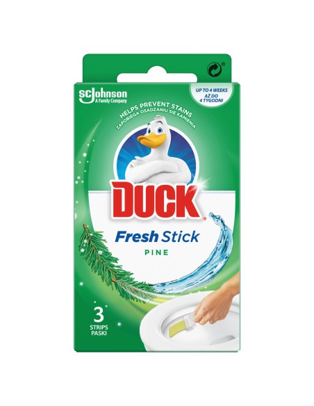 Czyszczące paski żelowe do toalety o zapachu leśnym Duck Fresh Stick 3x9g 5000204682298