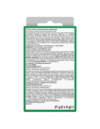 Czyszczące paski żelowe do toalety o zapachu leśnym Duck Fresh Stick 3x9g 5000204682298 2