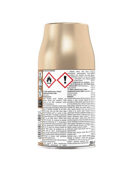 Wkład do odświeżacza GLADE Automatic Spray jaśmin i drzewo sandałowe 269 ml - Odświeżacze automatyczne Wkład do odświeżacza GLADE Automatic Spray jaśmin i drzewo sandałowe 269 ml  2