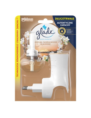 Elektryczny odświeżacz powietrza Glade Electric Scented Oil z wkładem Jaśmin i Drzewo sandałowe 5000204117493 2