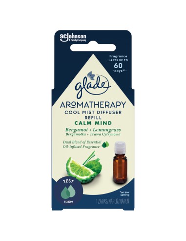 Zapas do dyfuzora elektrycznego Glade Aromatherapy Cool Mist Diffuser zapach Calm Mind - Dyfuzory